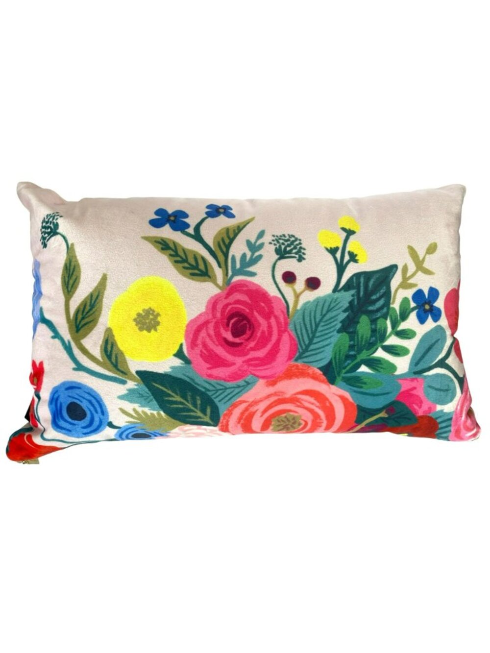 3 Rifle Paper Co Pillows Lumbar Garden Floral w/Polyester Inserts! 13”x21” - Picture 7 of 10